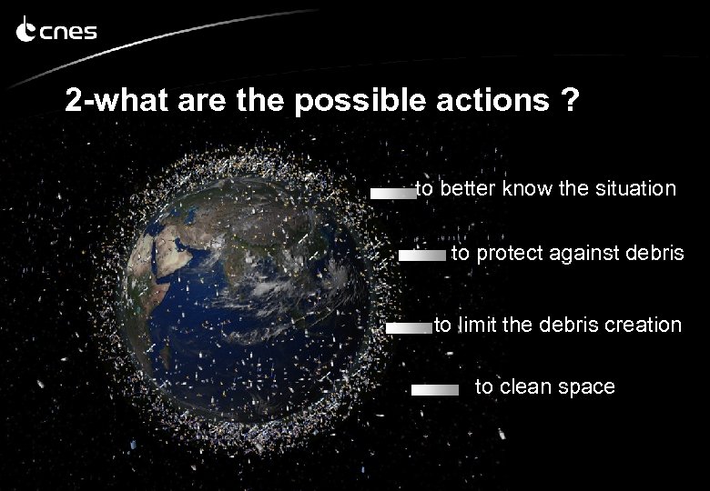2 -what are the possible actions ? to better know the situation to protect