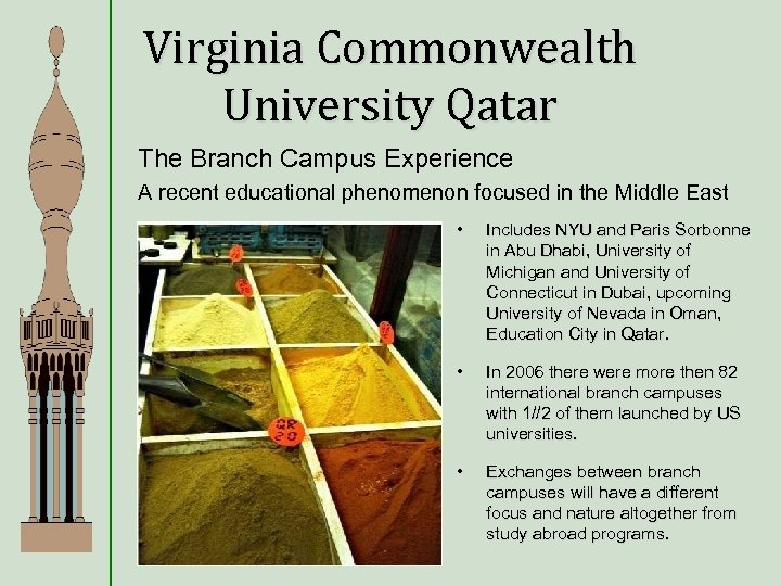 Virginia Commonwealth University Qatar The Branch Campus Experience A recent educational phenomenon focused in