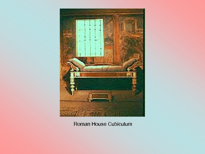 Roman House Cubiculum 