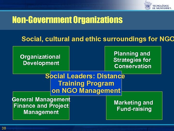 Non-Government Organizations Social, cultural and ethic surroundings for NGO Organizational Development Planning and Strategies