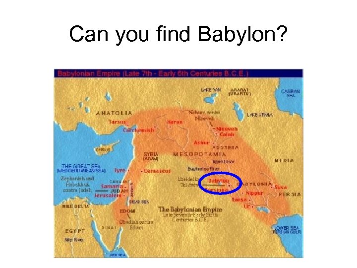 Can you find Babylon? 