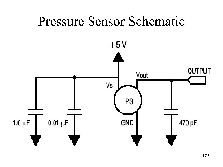 Pressure Sensor Schematic 125 