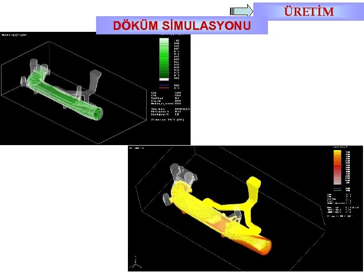 DÖKÜM SİMULASYONU ÜRETİM 