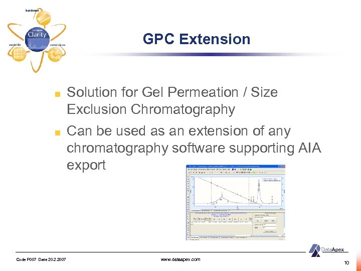 GPC Extension Solution for Gel Permeation / Size Exclusion Chromatography Can be used as