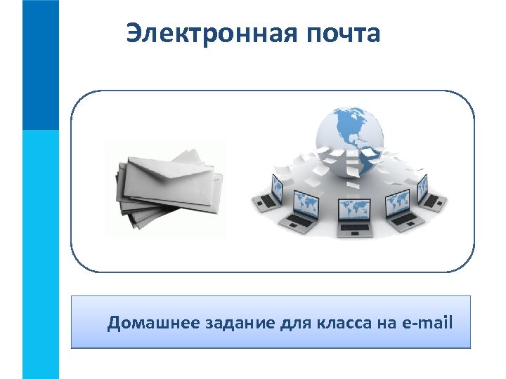 Электронная почта Домашнее задание для класса на e-mail 