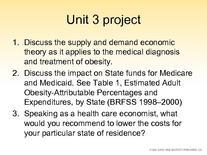 Unit 3 project 1. Discuss the supply and demand economic theory as it applies