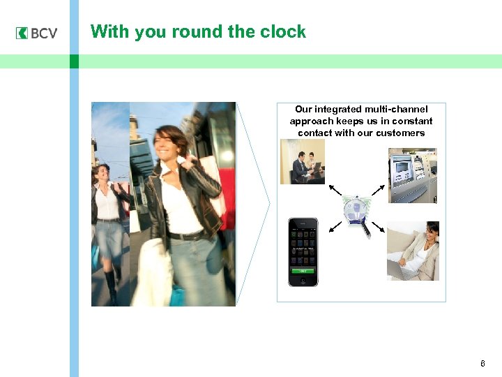 With you round the clock Our integrated multi-channel approach keeps us in constant contact