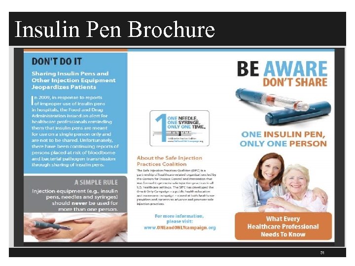 Insulin Pen Brochure 31 