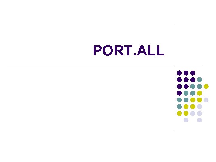 PORT. ALL 