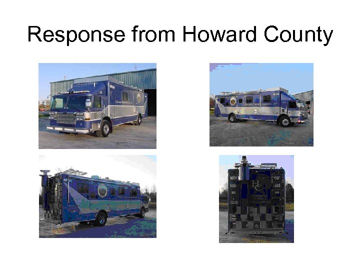 Response from Howard County 