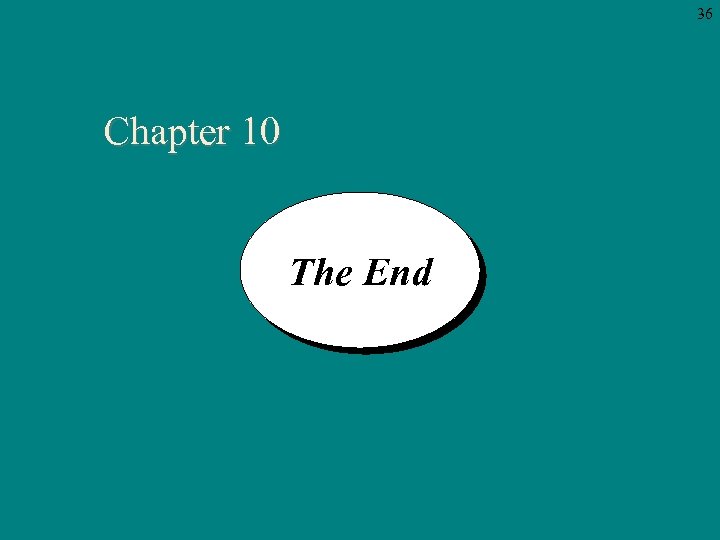 36 Chapter 10 The End 