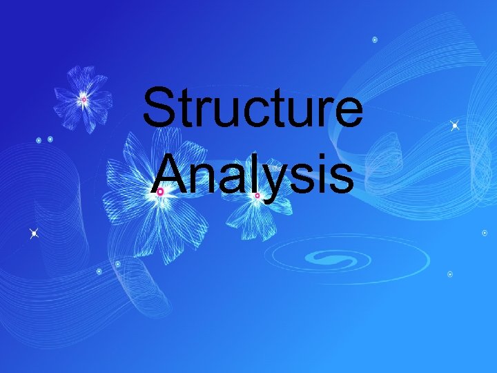Structure Analysis 