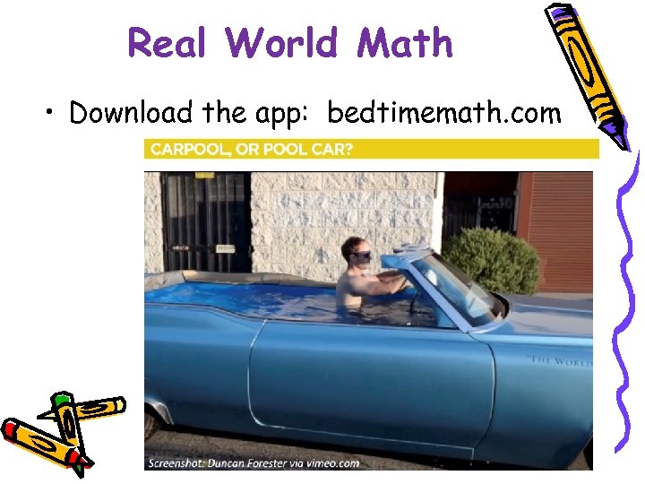 Real World Math • Download the app: bedtimemath. com 