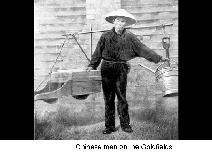 Chinese man on the Goldfields 