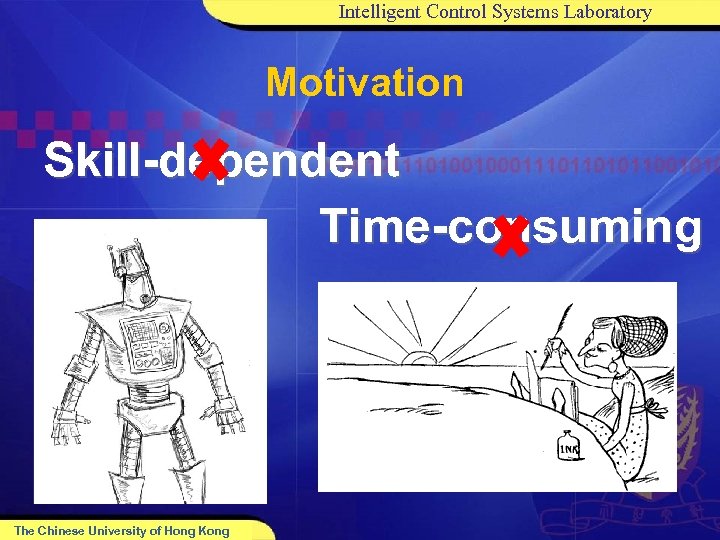 Intelligent Control Systems Laboratory Motivation Skill-dependent Time-consuming The Chinese University of Hong Kong 