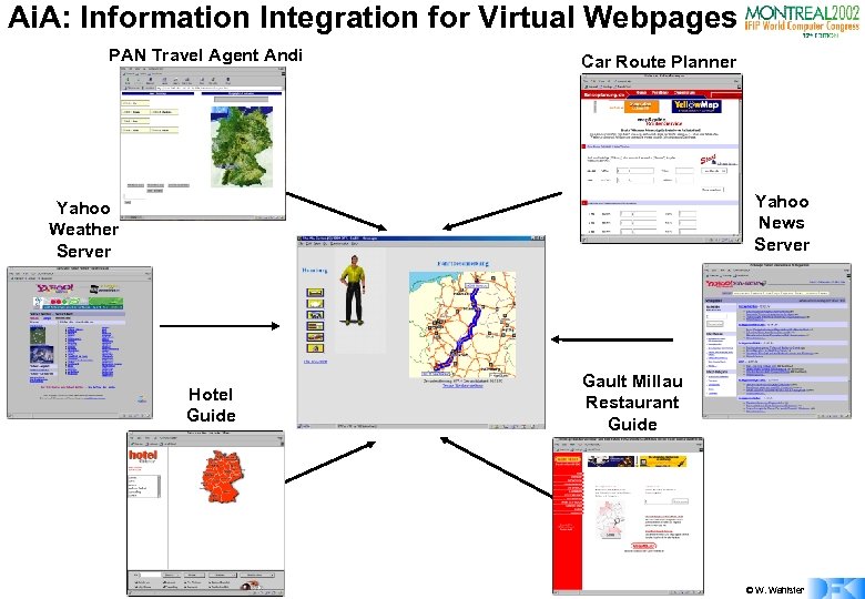Ai. A: Information Integration for Virtual Webpages PAN Travel Agent Andi Car Route Planner