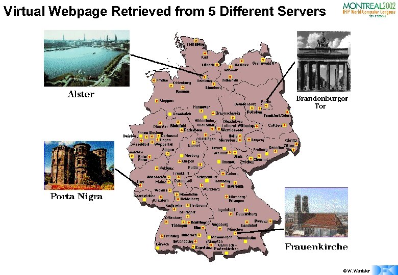 Virtual Webpage Retrieved from 5 Different Servers © W. Wahlster 
