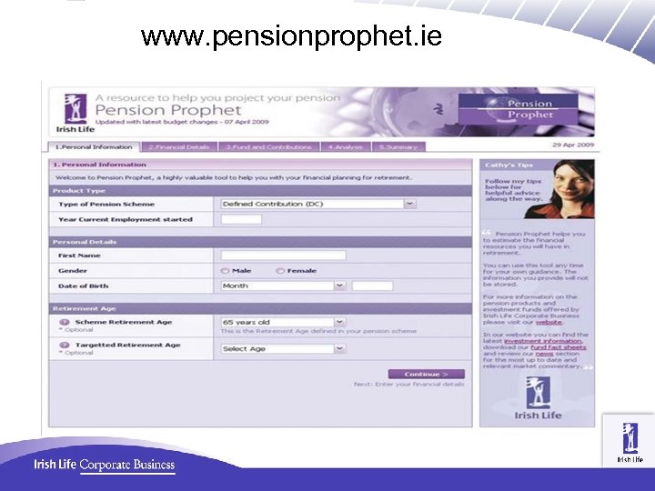 www. pensionprophet. ie 