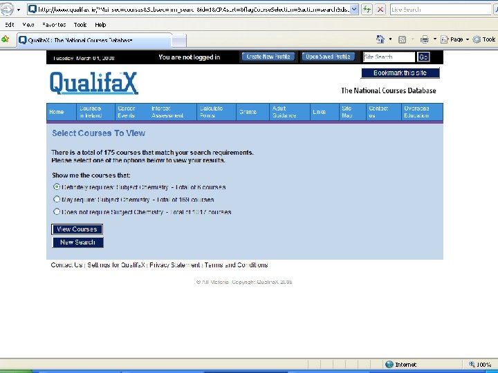 Loreto College, Swords: 10 th March 2009 