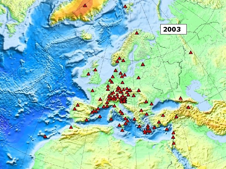 2003 Observatories and Research Facilities for European Seismology 