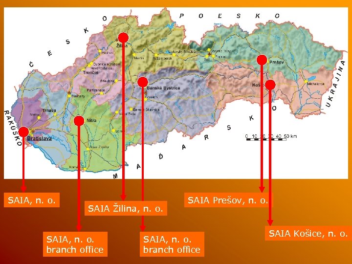 SAIA, n. o. SAIA Žilina, n. o. SAIA, n. o. branch office SAIA Prešov,