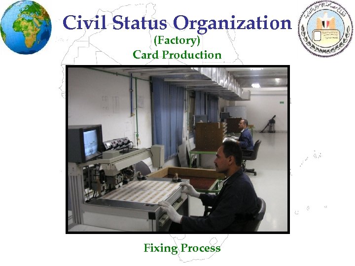 Civil Status Organization (Factory) Card Production Fixing Process 