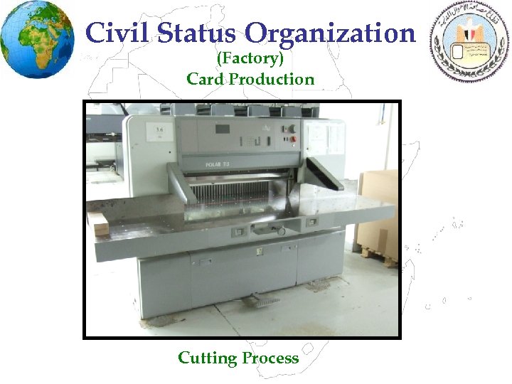 Civil Status Organization (Factory) Card Production Cutting Process 