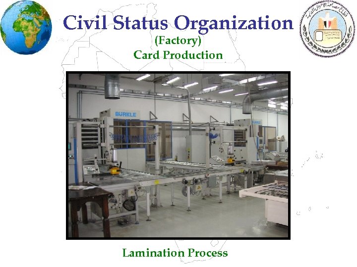 Civil Status Organization (Factory) Card Production Lamination Process 