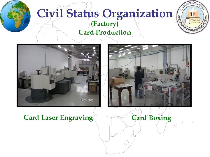 Civil Status Organization (Factory) Card Production Card Laser Engraving Card Boxing 