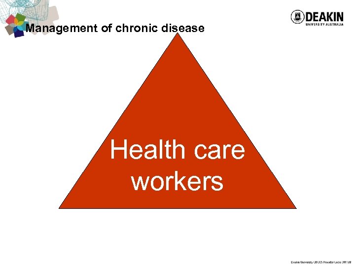 Management of chronic disease Health care workers 