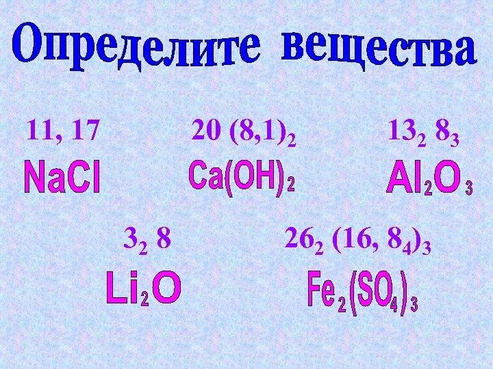 11, 17 20 (8, 1)2 32 8 132 83 262 (16, 84)3 