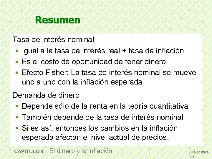 Resumen Tasa de interés nominal § Igual a la tasa de interés real +