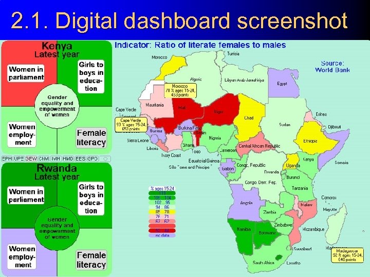 2. 1. Digital dashboard screenshot 