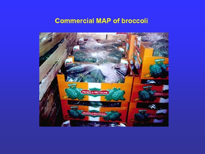 Commercial MAP of broccoli 