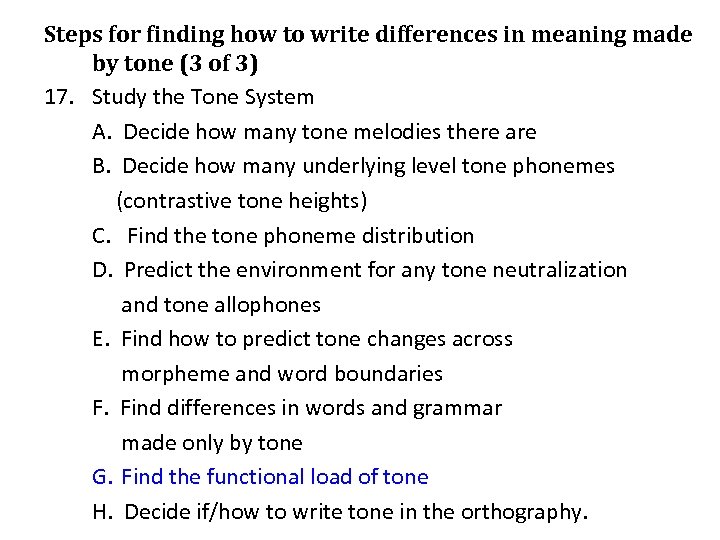 Steps for finding how to write differences in meaning made by tone (3 of