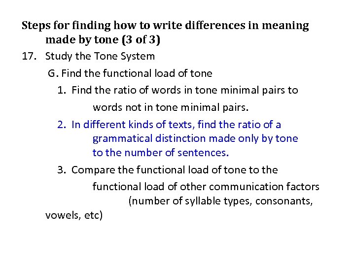 Steps for finding how to write differences in meaning made by tone (3 of