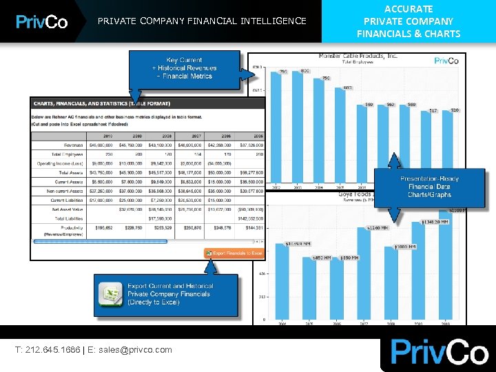 PRIVATE COMPANY FINANCIAL INTELLIGENCE T: 212. 645. 1686 | E: sales@privco. com ACCURATE PRIVATE