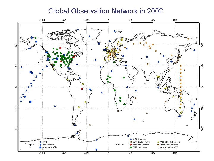 Global Observation Network in 2002 