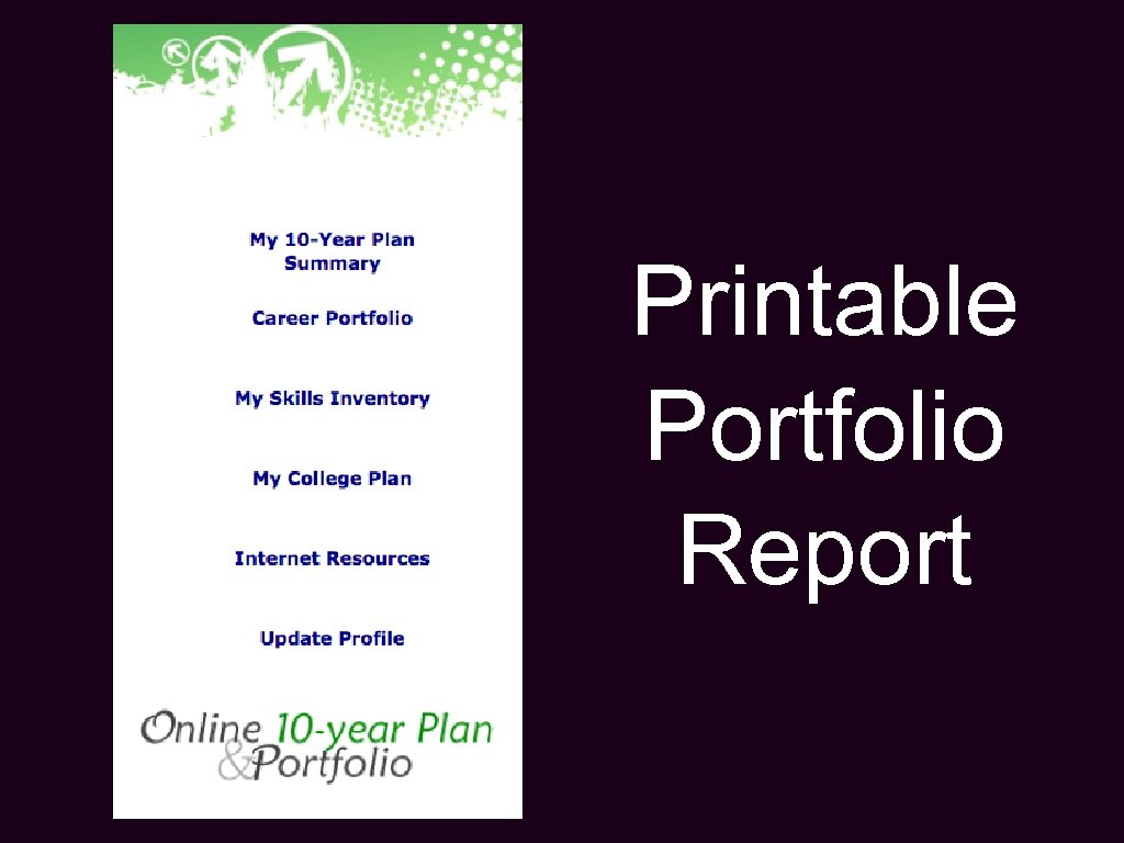 Printable Portfolio Report 