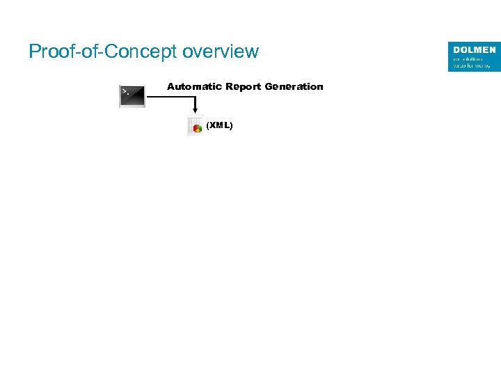 Proof-of-Concept overview Automatic Report Generation (XML) 16/03/2018 ı 18 