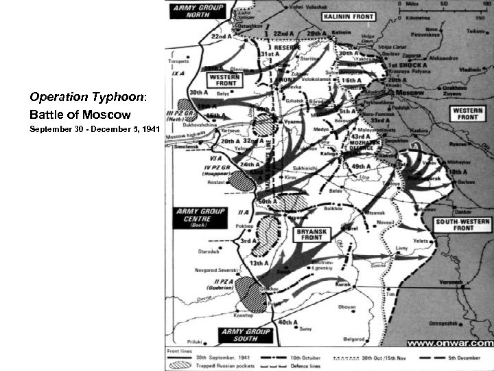 Operation Typhoon: Battle of Moscow September 30 - December 5, 1941 