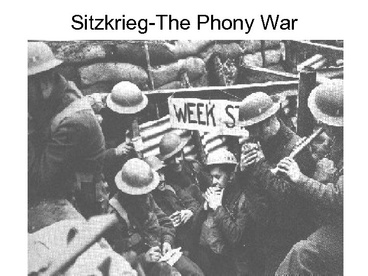 Sitzkrieg-The Phony War 