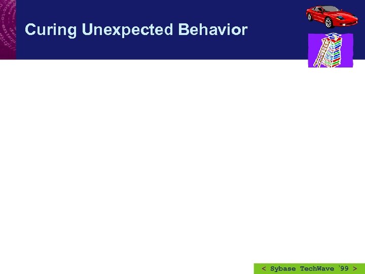 Curing Unexpected Behavior 