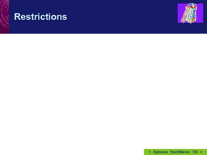 Restrictions 