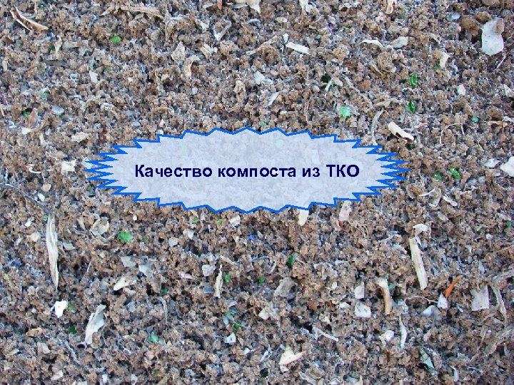 Качество компоста из ТКО 