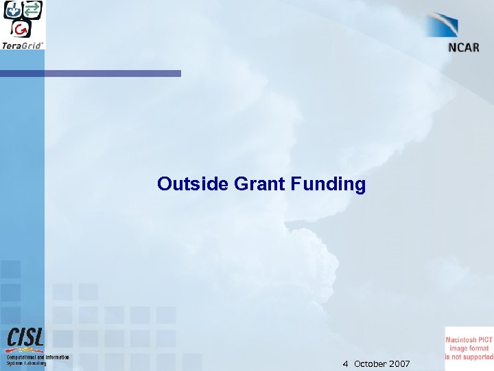 Outside Grant Funding 4 October 2007 