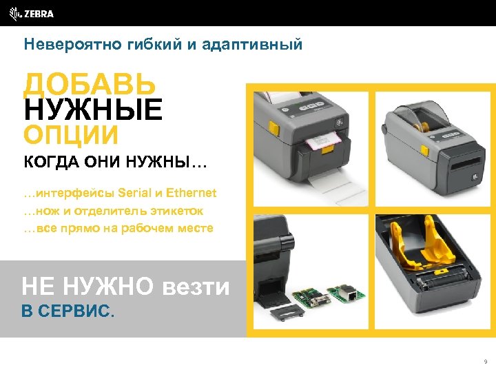 Невероятно гибкий и адаптивный ДОБАВЬ НУЖНЫЕ ОПЦИИ КОГДА ОНИ НУЖНЫ… …интерфейсы Serial и Ethernet