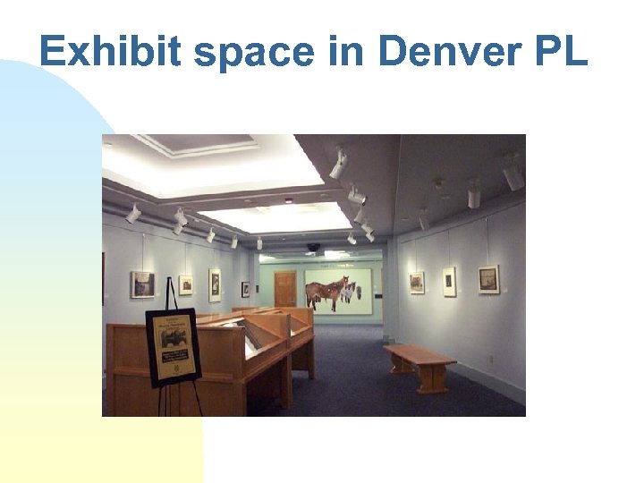 Exhibit space in Denver PL 