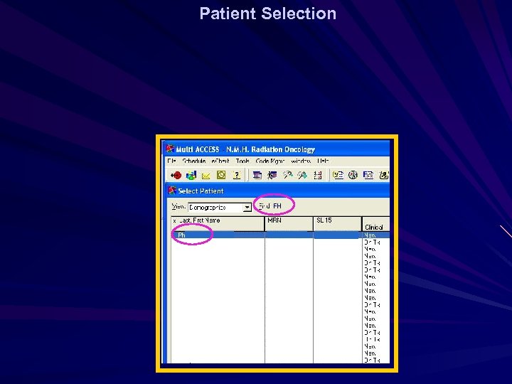 Patient Selection 