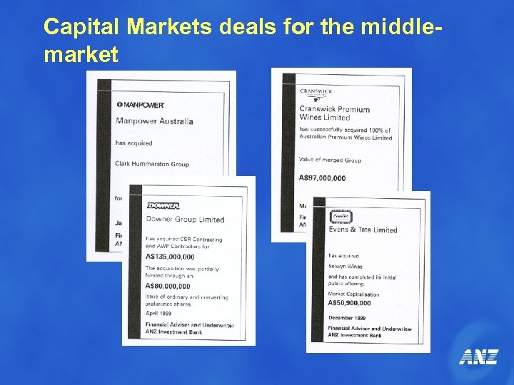 Capital Markets deals for the middlemarket 